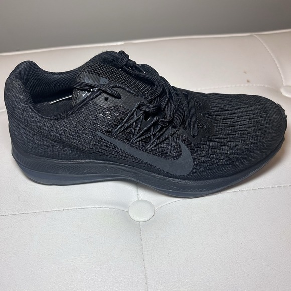 Nike Air Zoom Winflo 5 Women's 6 AA7414-002 Black With Running Trainers - Picture 8 of 8